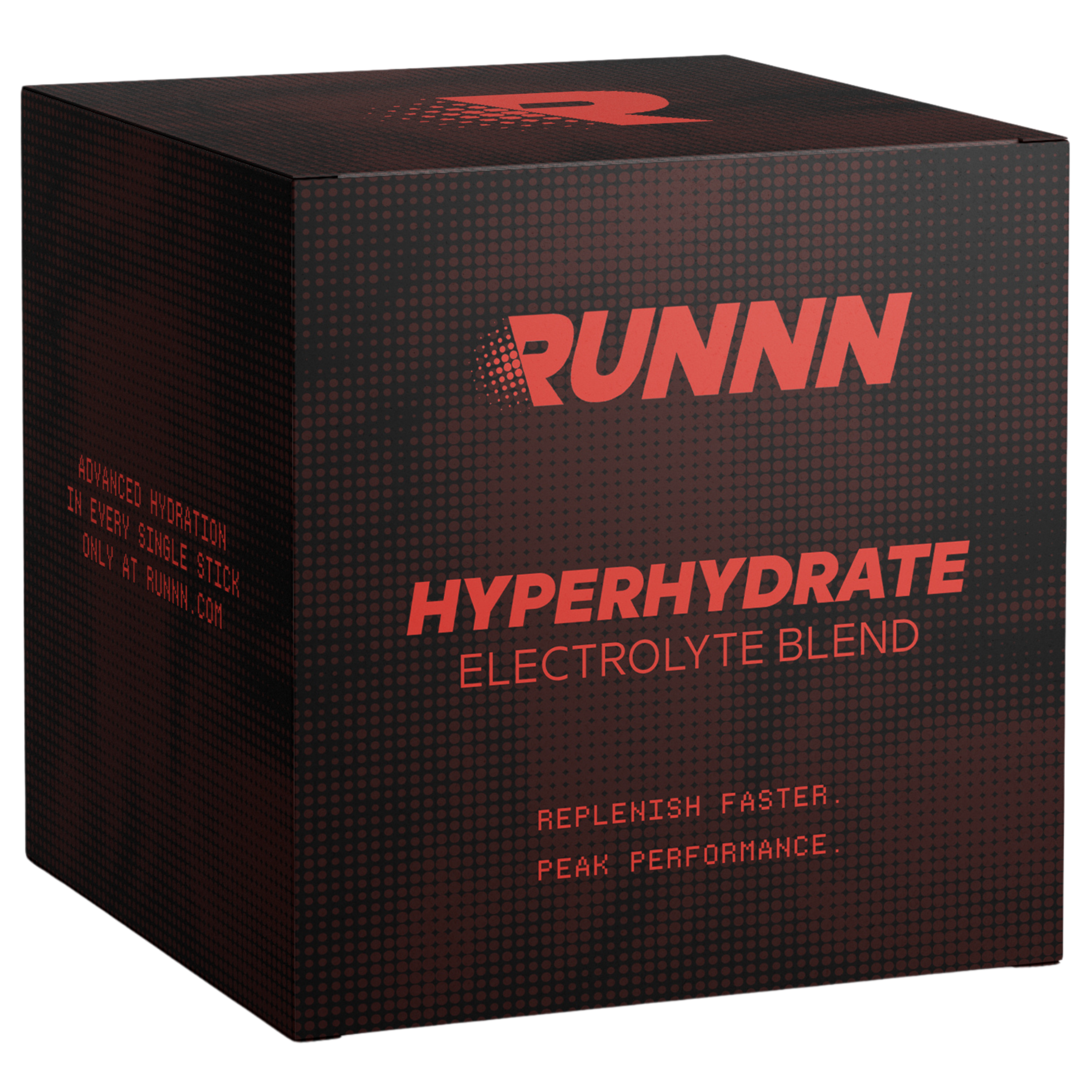 HYPERHYDRATE box matching the 3D scroll video