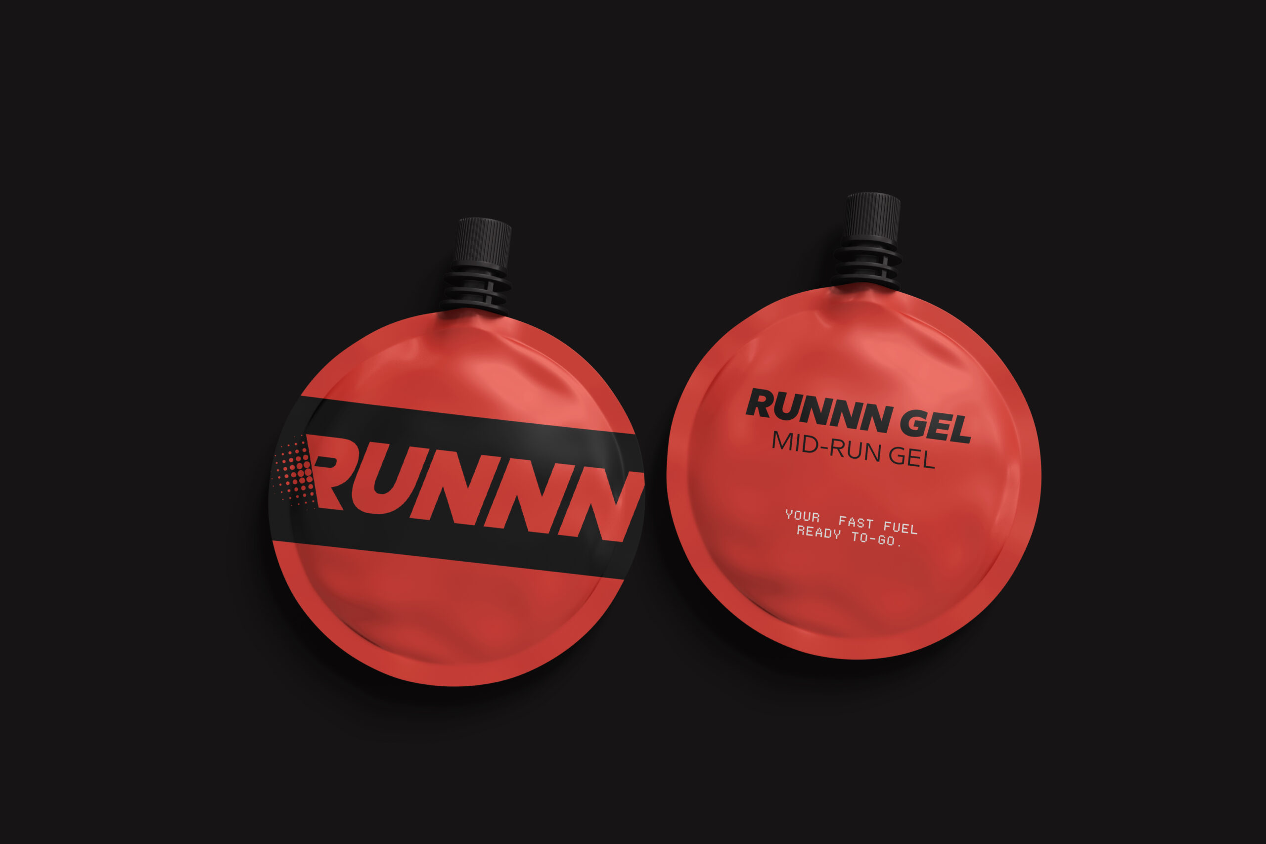 RUNNN GEL portable mid run gel pouches