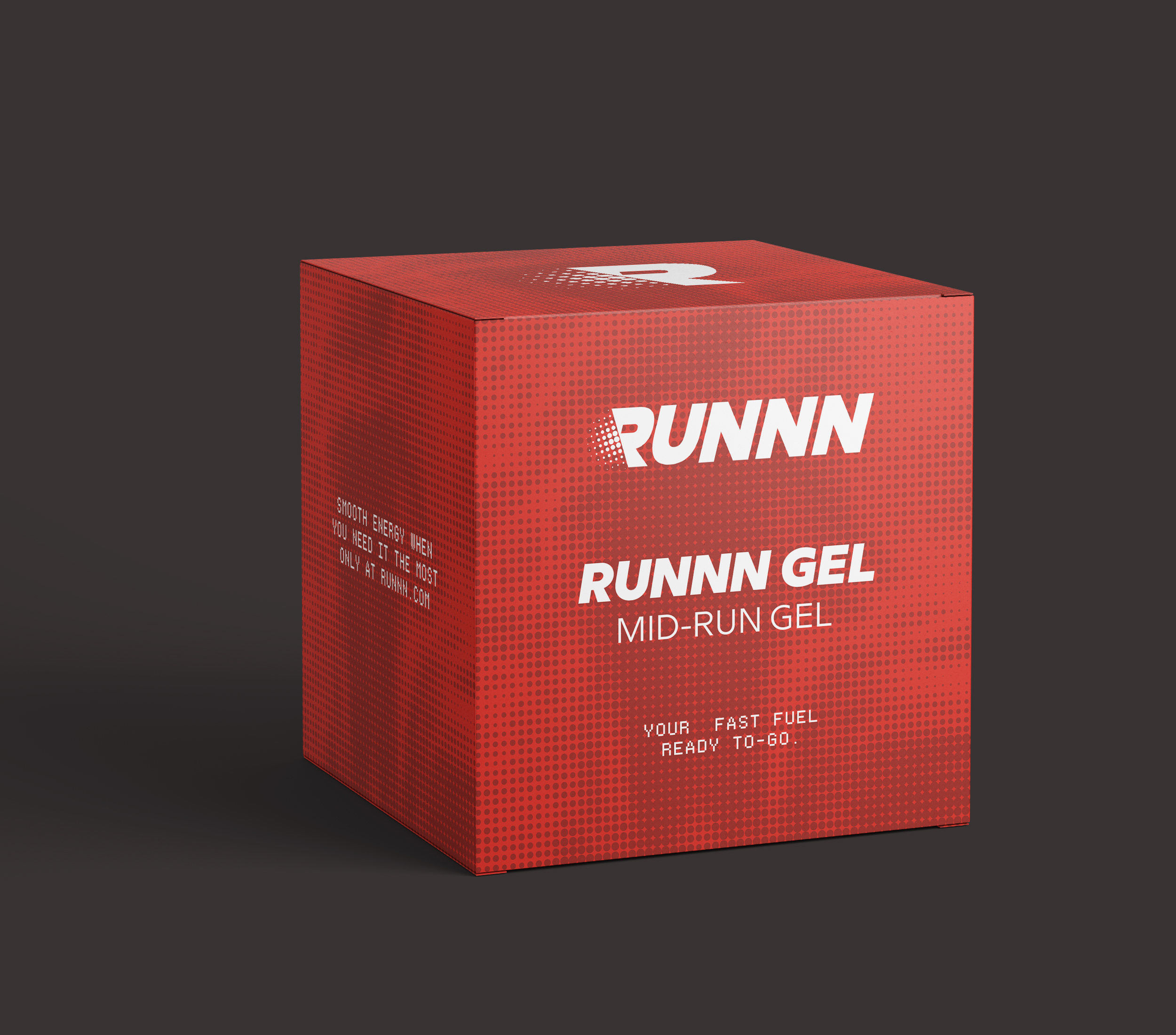 RUNNN GEL box packaging concept