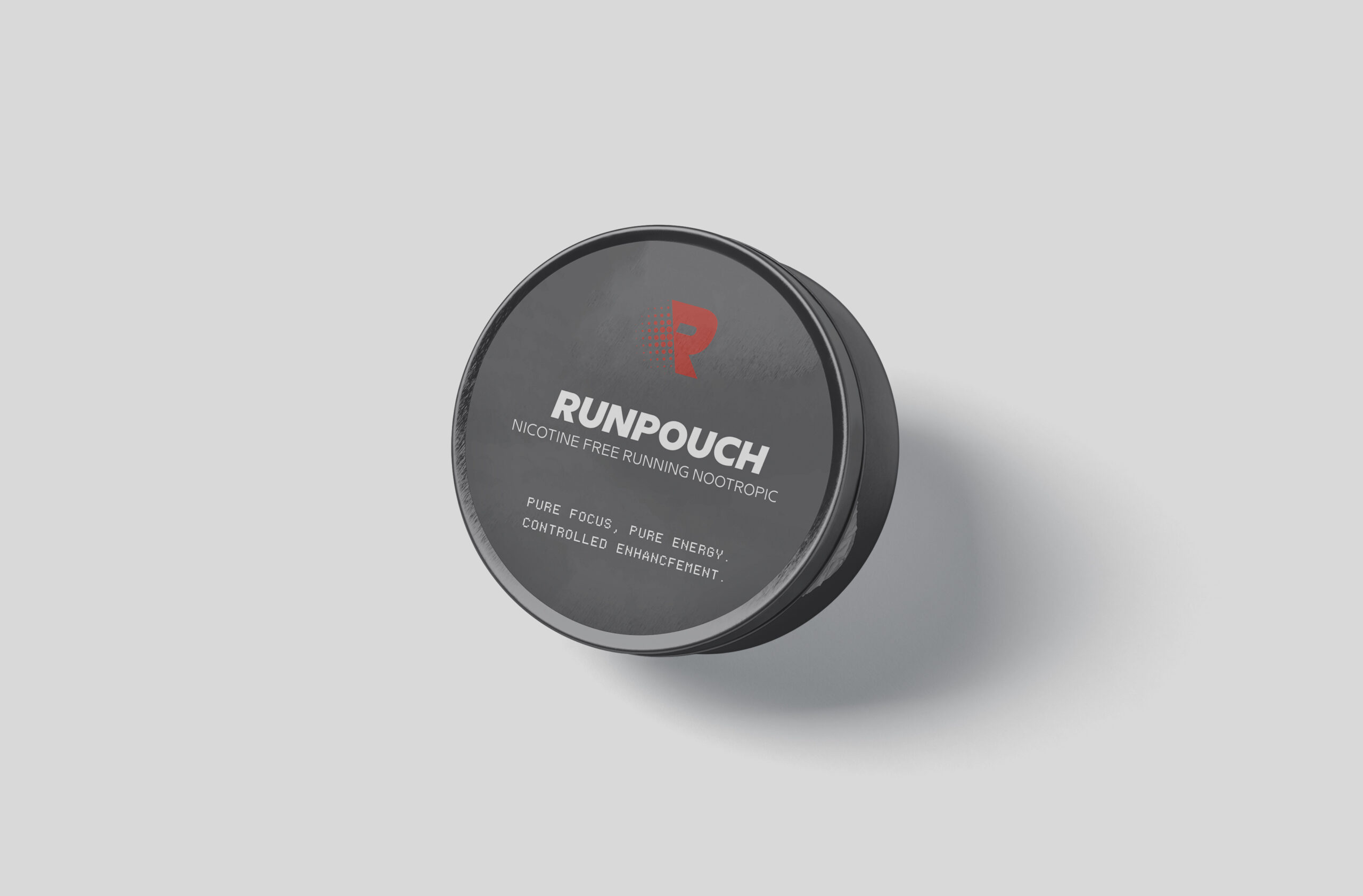 Single RUNNN Pouch product concept on light background